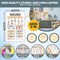 15 Pack Parts of Speech Posters for Classroom, Grammar Learning Charts 11x17in, ELA English Educational Wall Decor for Middle School & Elementary, Bulletin Board & Homeschool Teaching Supplies